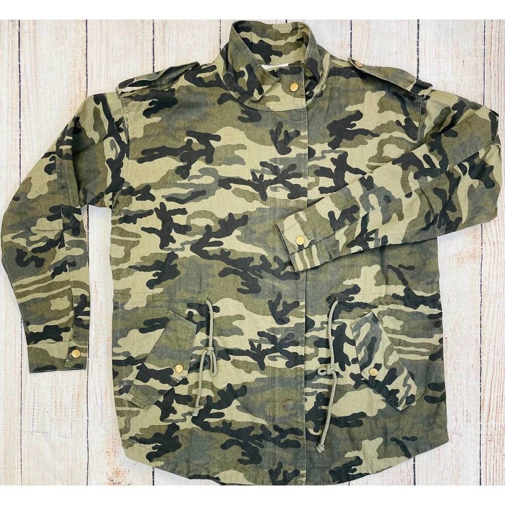 NEW ODDI men's drawstring print jacket in camo